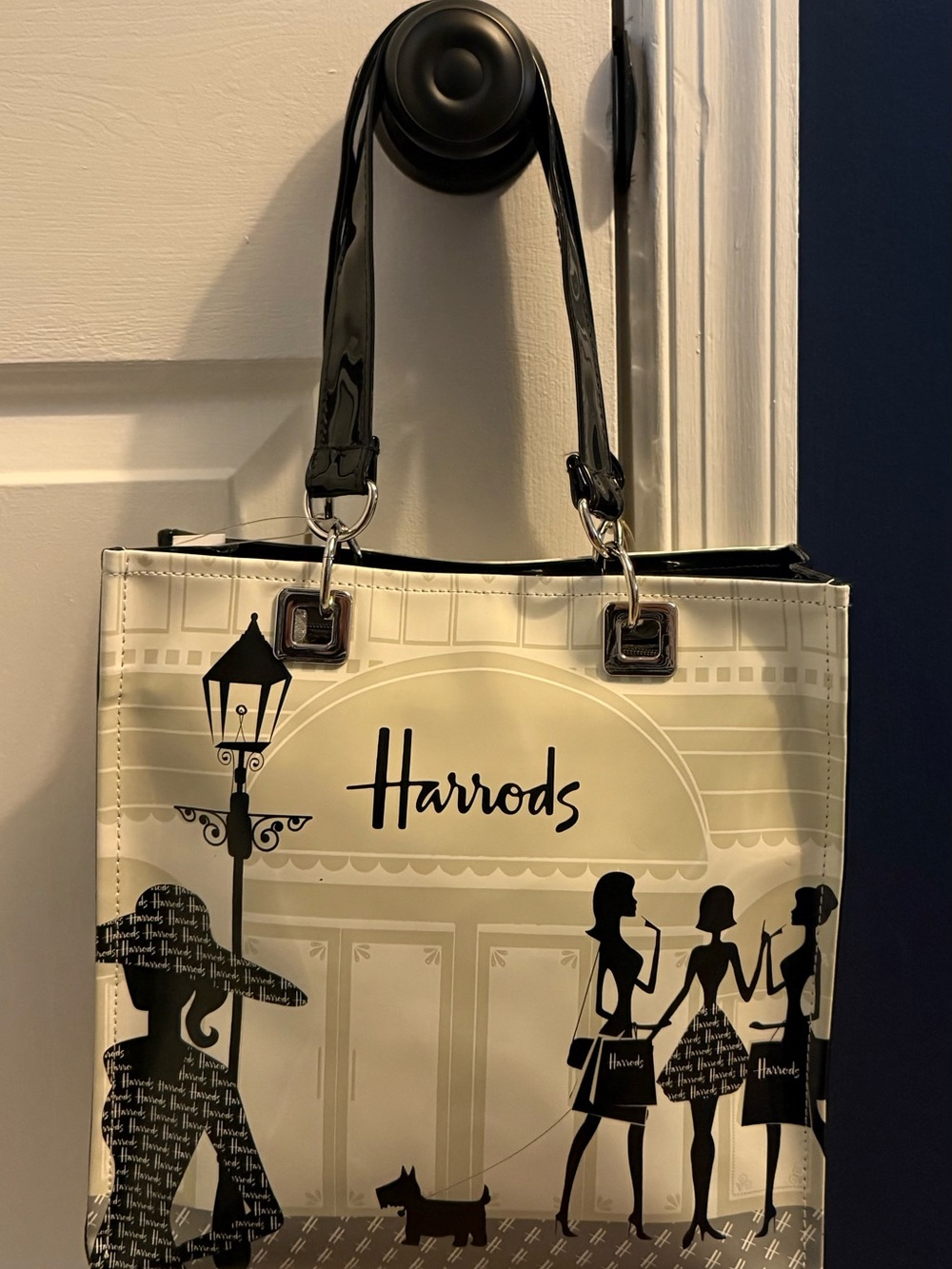 Harrods Beige and Black Parisian Silhouette Wall Art - Picture 2 of 6